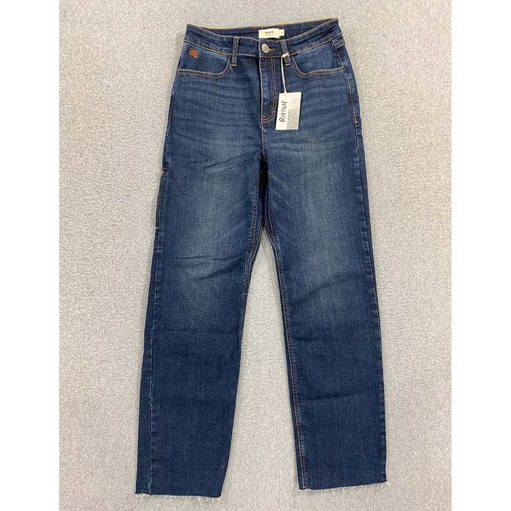 NEW Ripton & Co Jeans Women's 28x29.5 Straight Leg Performance Denim with Pocket